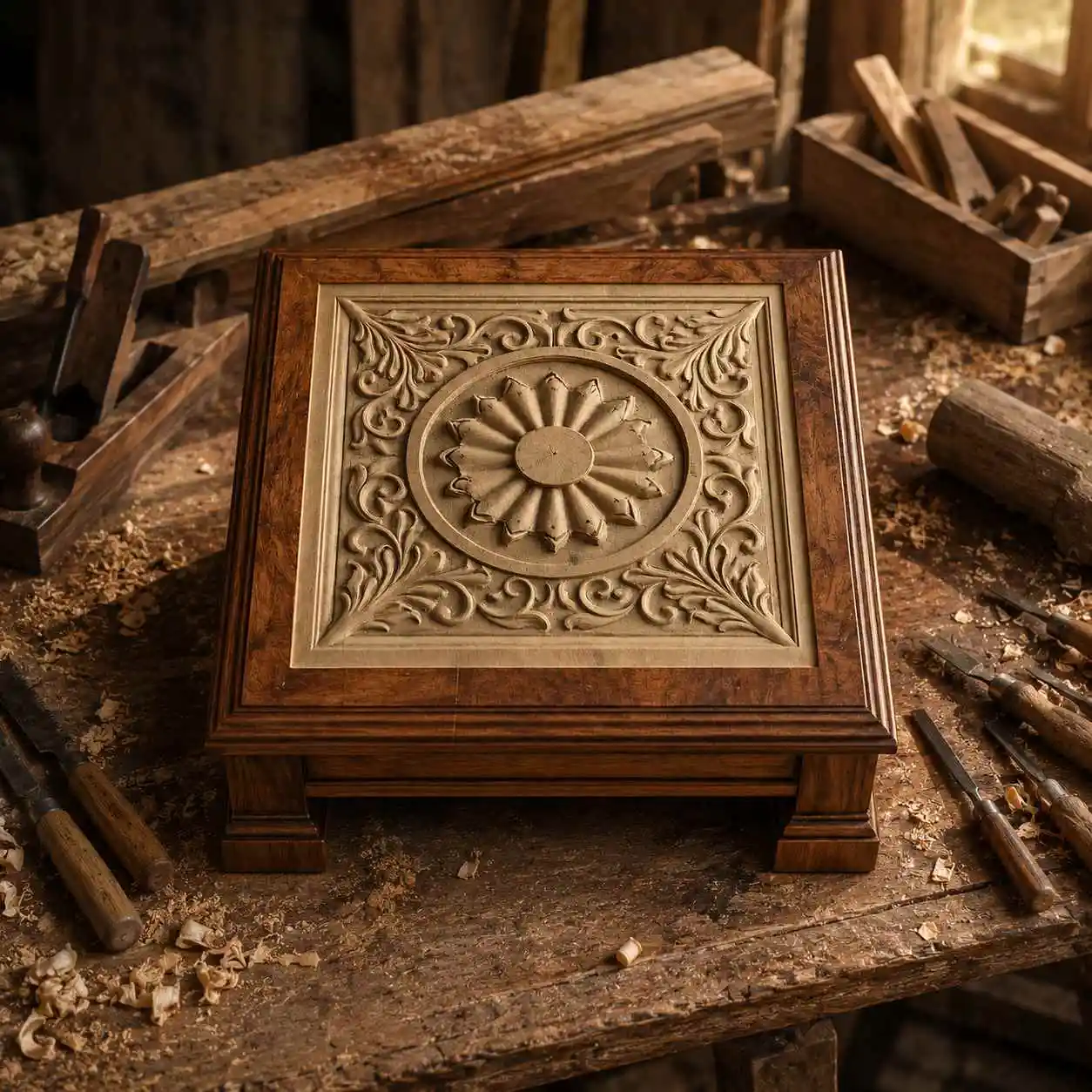 Traditional bajot wooden furniture