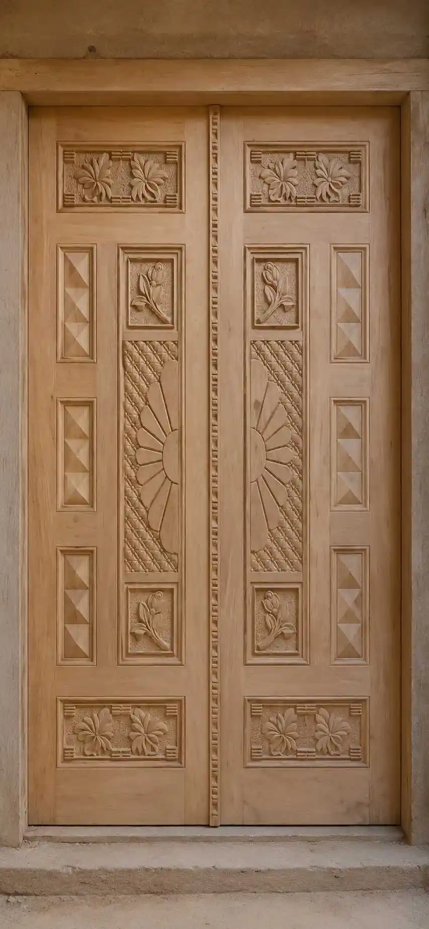 Wooden door restoration